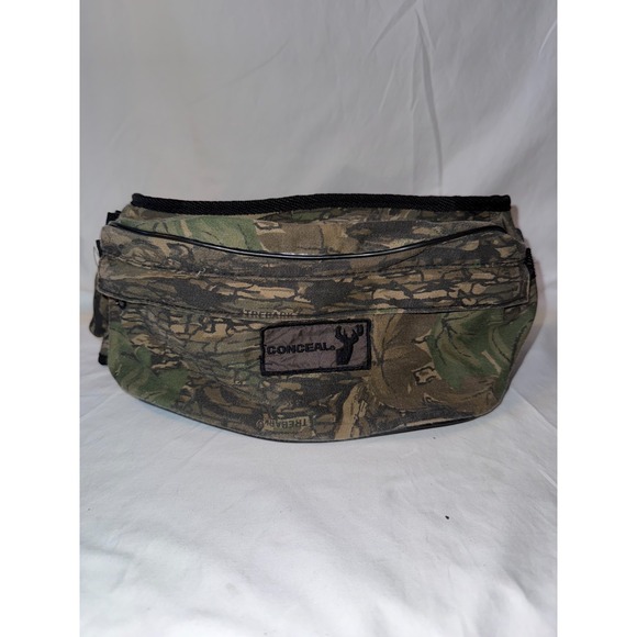 Other - Conceal Fanny Pack Belt Bag Green Trebark Camo Hunting Waist‎ Bag 10.5" x 5"